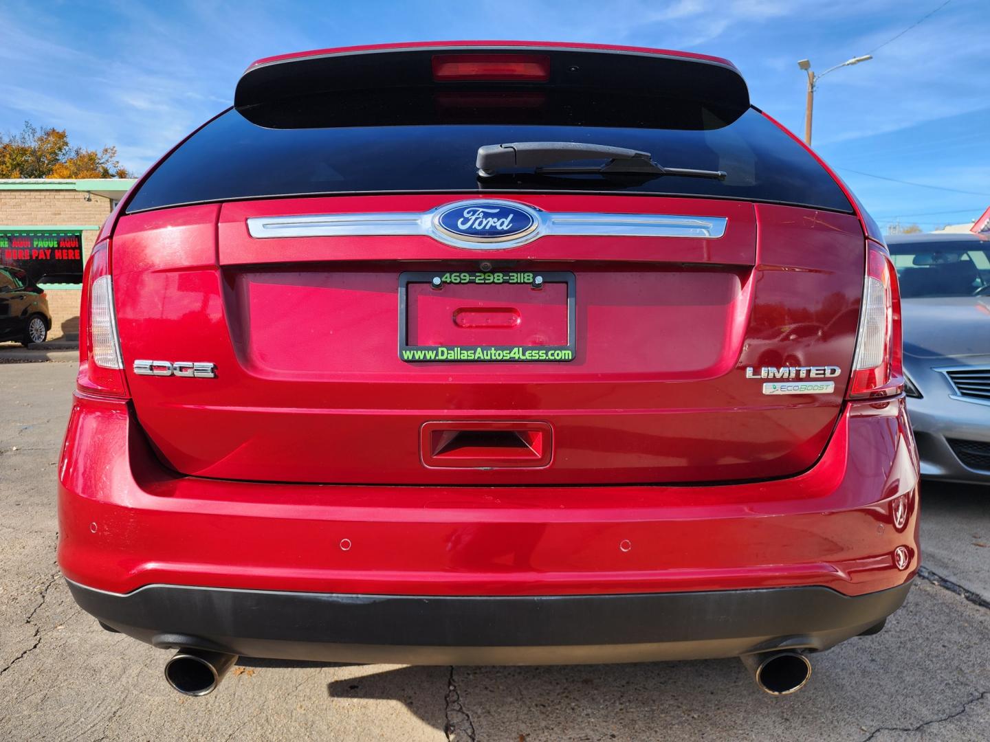 2013 RED Ford Edge Limited (2FMDK3K90DB) with an 2.0L L4 DOHC 16V engine, 6-Speed Automatic transmission, located at 2660 S.Garland Avenue, Garland, TX, 75041, (469) 298-3118, 32.885551, -96.655602 - Photo#5